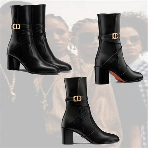 christian dior combat boots|dior empreinte ankle boot.